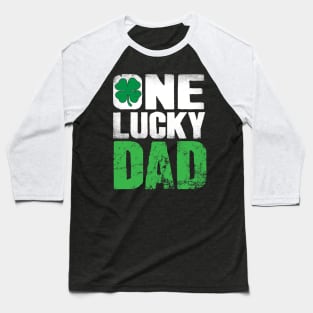 One Lucky Dad Baseball T-Shirt